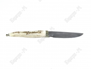 Нож Енот ХВ5 алмаз. худ. рисунок